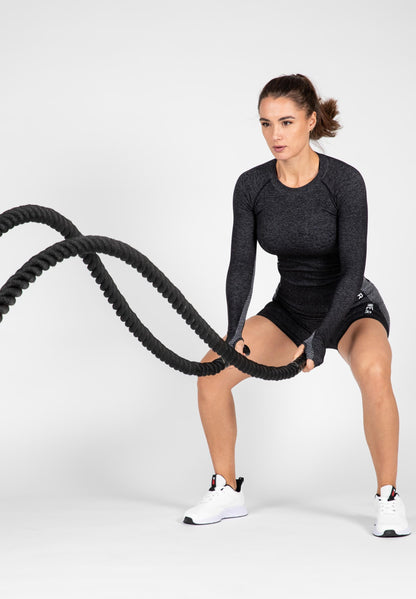 Selah Seamless Long Sleeve- Black