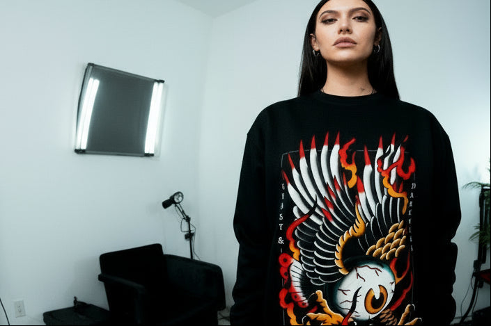 Eagle Eye Sweatshirt | Ghost & Darkness Streetwear