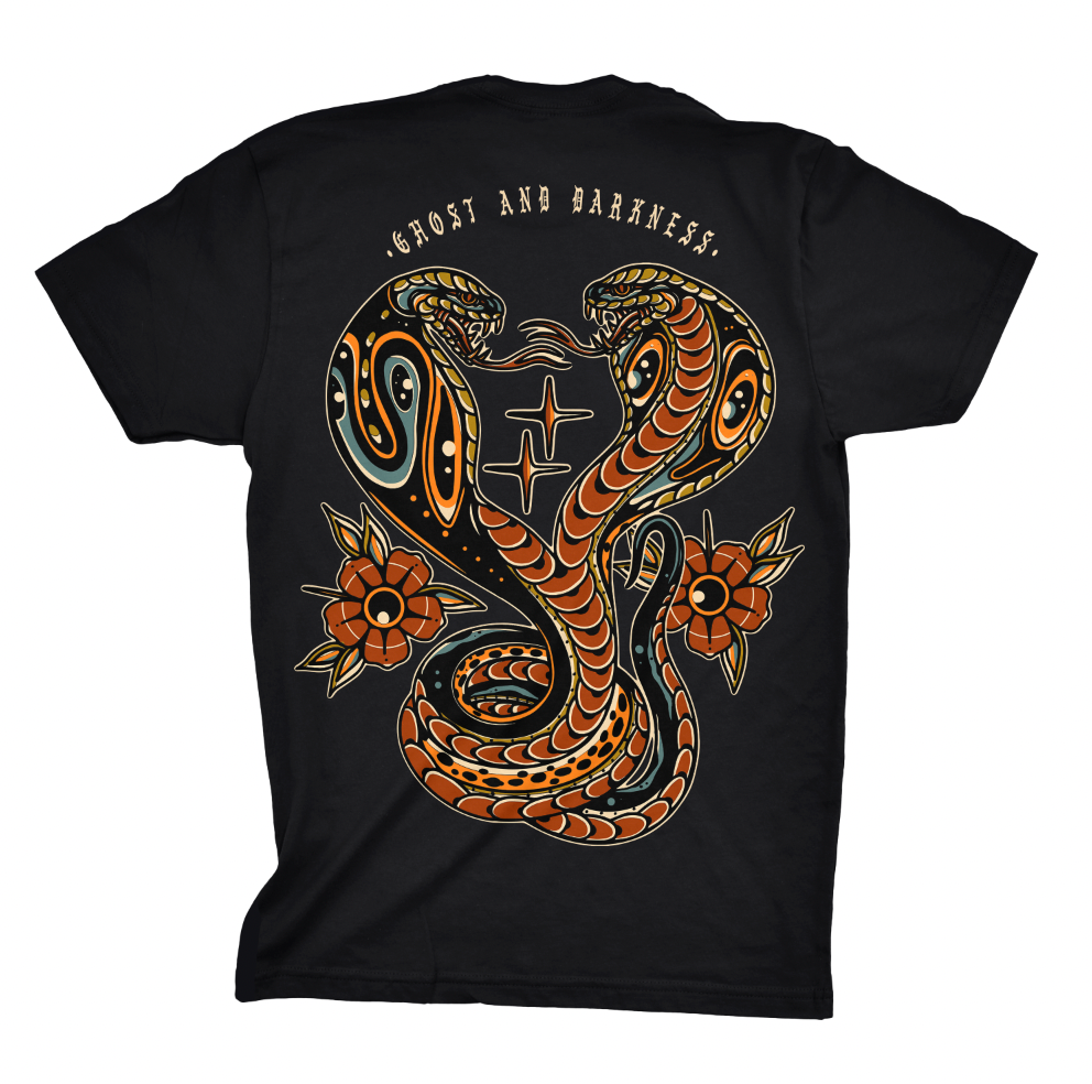 Twin Cobras Shirt | Ghost & Darkness Streetwear