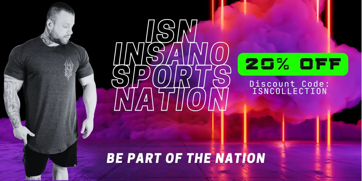 Banner Insano Sports Nation - 20% Discount Using the Code ISNCOLLECTION