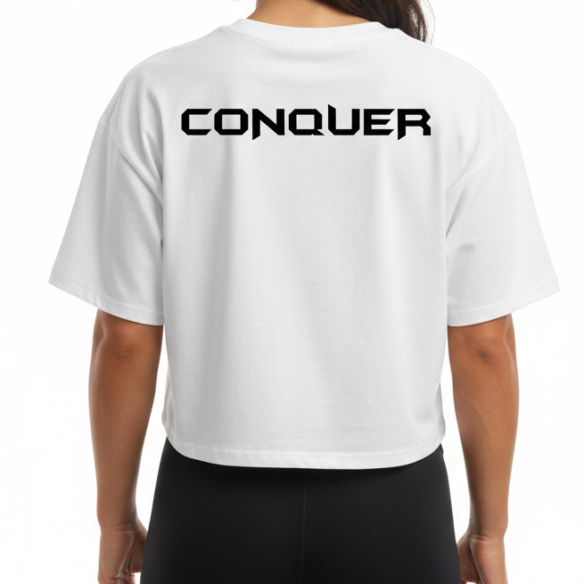 Conquer Oversize Crop Tee