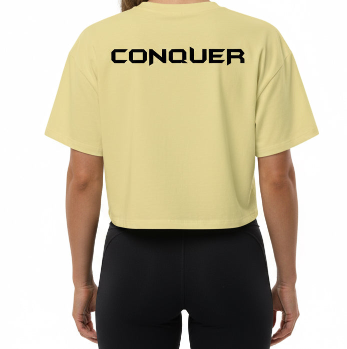 Conquer Oversize Crop Tee