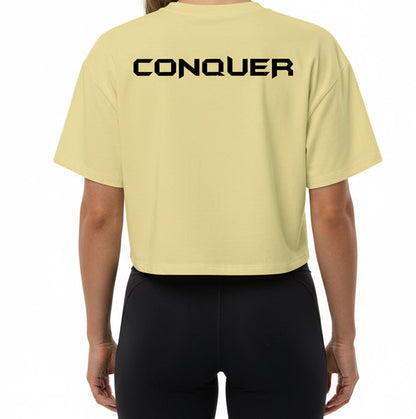 Conquer Oversize Crop Tee