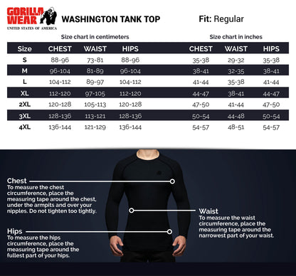 Washington Tank Top - Blue