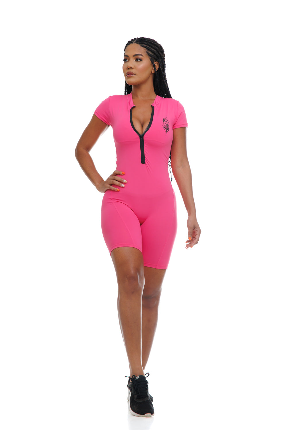 Kurzer Bodysuit mit seitlichen Cut-Outs und String