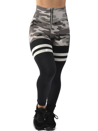 High Waist Army Socks Legging