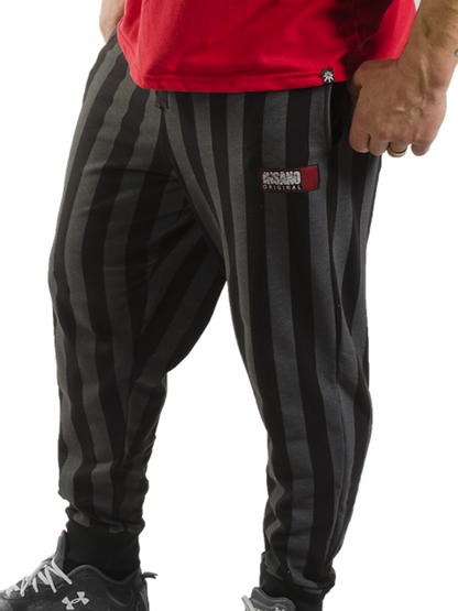 Men s Striped Bodybuilding Baggy Workout Pants INSANO Insano Extreme