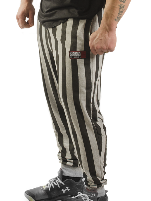 Men s Striped Bodybuilding Baggy Workout Pants INSANO Insano