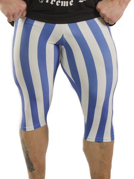 Striped Tight High 3/4 Legging